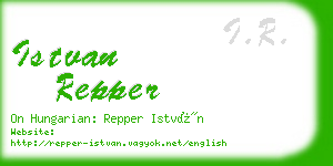 istvan repper business card